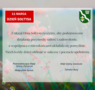 ŻYCZENIA Z OKAZJI DNIA SOŁTYSA