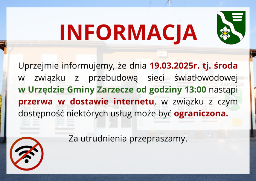 WAŻNA INFORMACJA