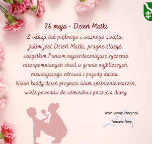 ŻYCZENIA Z OKAZJI DNIA MATKI