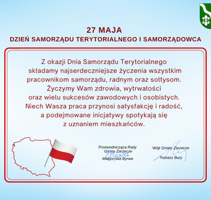 27 MAJA DZIEŃ SAMORZĄDU TERYTORIALNEGO I SAMORZĄDOWCA