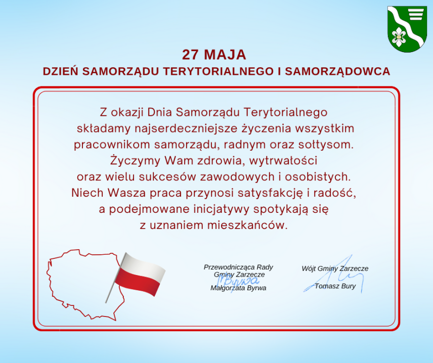 27 MAJA DZIEŃ SAMORZĄDU TERYTORIALNEGO I SAMORZĄDOWCA