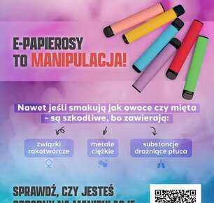 "ŚWIATOWY DZIEŃ BEZ TYTONIU - e-PAPIEROSY TO MANIPULACJA"