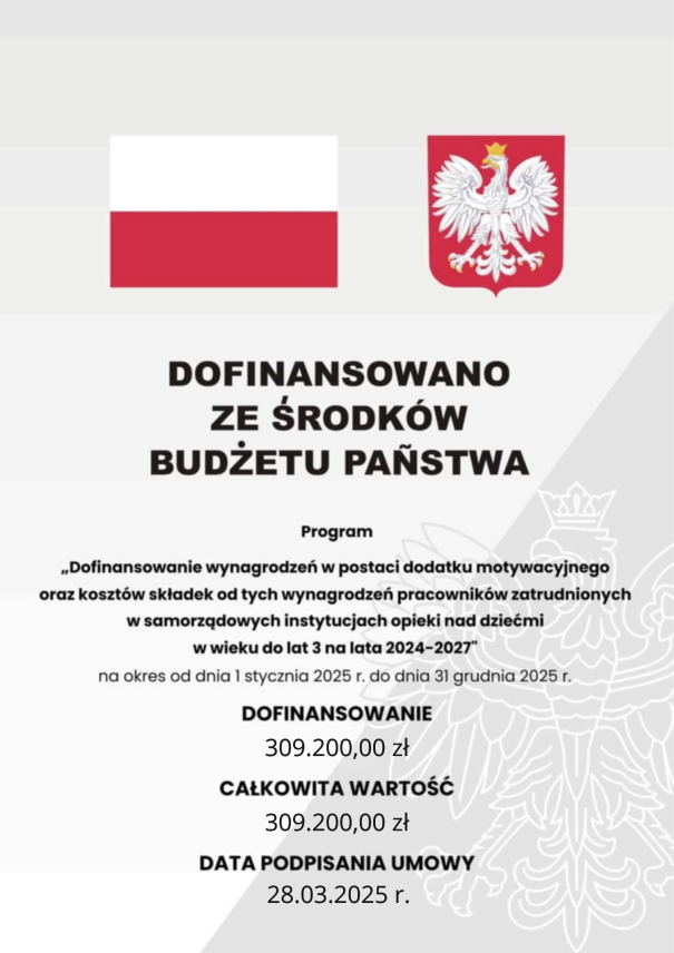 DOFINANSOWANIE WYNAGRODZEŃ W POSTACI DODATKU MOTYWACYJNEGO
