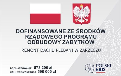 REMONT DACHU PLEBANI W ZARZECZU