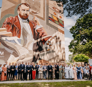 ODSŁONIĘCIE MURALU WŁODZIMIERZA DZIEDUSZYCKIEGO (22.06.2025r.)