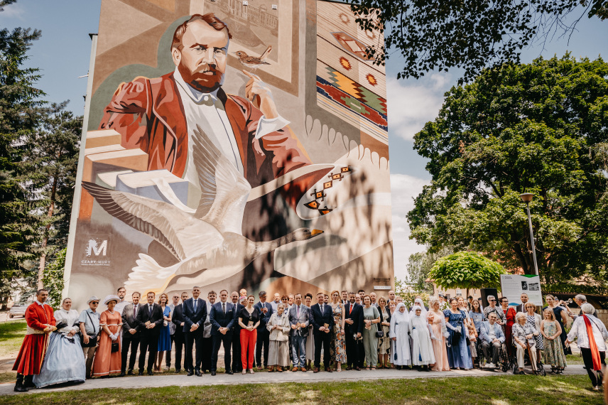 ODSŁONIĘCIE MURALU WŁODZIMIERZA DZIEDUSZYCKIEGO (22.06.2025r.)