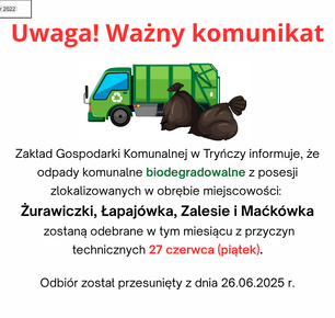 WAŻNY KOMUNIKAT