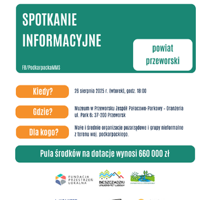 PODKARPACKA MOC MAŁYCH SPOŁECZNOŚCI - EDYCJA 2025