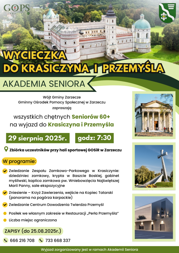 WYJAZD DO KRASICZYNA I PRZEMYŚLA
