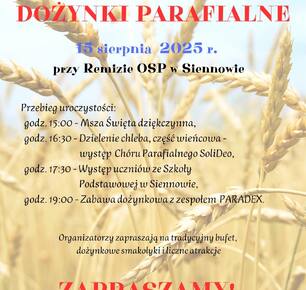 DOŻYNKI PARAFIALNE W SIENNOWIE