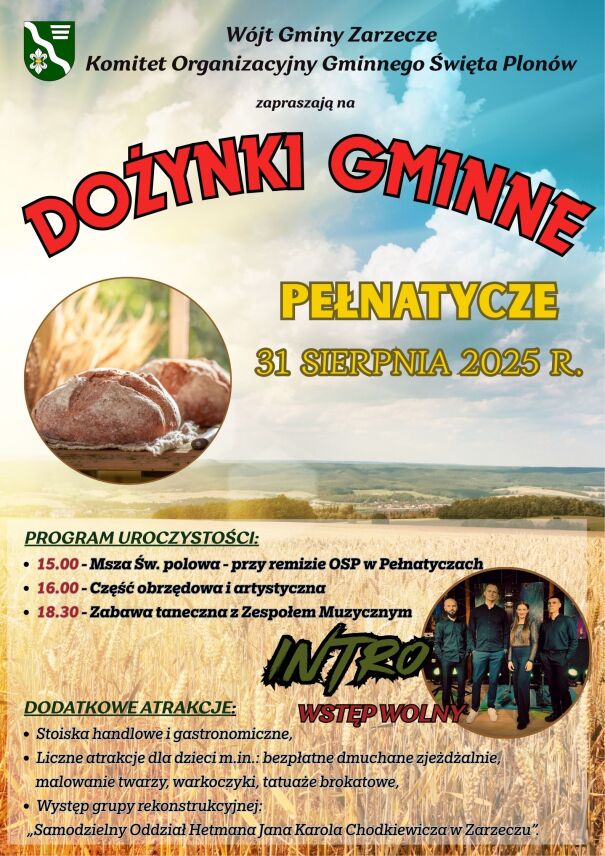 DOŻYNKI GMINNE W PEŁNATYCZACH