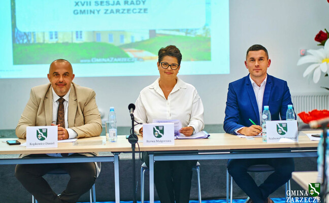 XVII SESJA RADY GMINY ZARZECZE (26.08.2025r.)