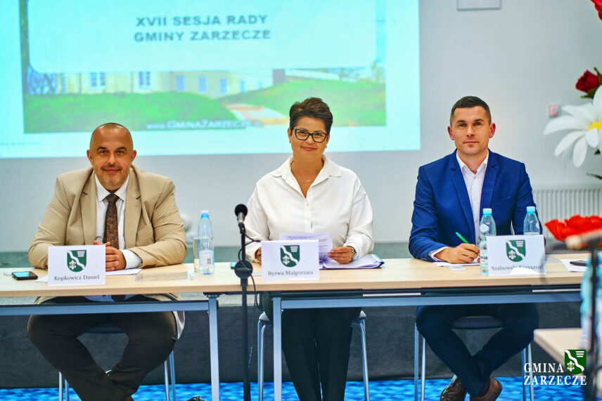 XVII SESJA RADY GMINY ZARZECZE (26.08.2025r.)