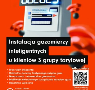 e-Gazomierz - nowoczesne rozwiązania od Polskiej Spółki Gazownictwa.