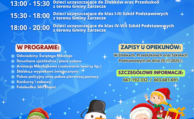 IV GMINNE MIKOŁAJKI ,,RAZEM DLA DZIECI"