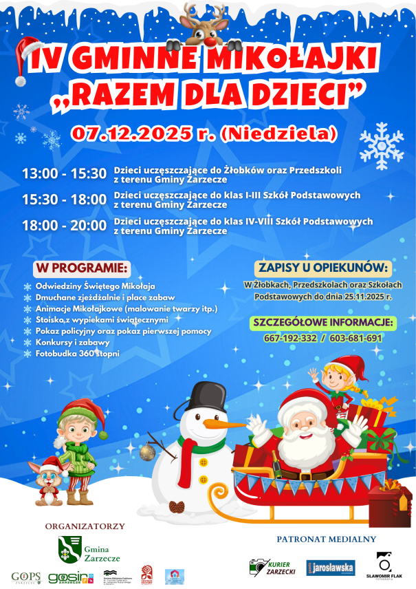 IV GMINNE MIKOŁAJKI ,,RAZEM DLA DZIECI"