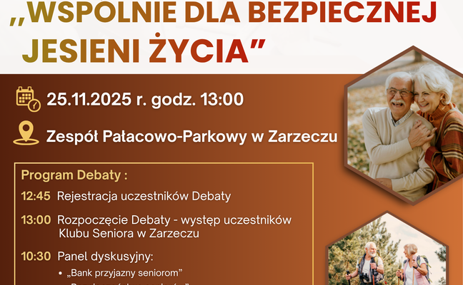 DEBATA PN. ,,WSPÓLNIE DLA BEZPIECZNEJ JESIENI ŻYCIA"