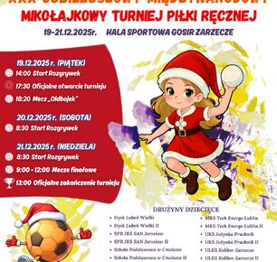 XXX JUBILEUSZOWY MIĘDZYNARODOWY MIKOŁAJKOWY TURNIEJ PIŁKI RĘCZNEJ W ZARZECZU