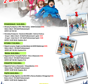FERIE ZIMOWE Z GMINĄ ZARZECZE 2026