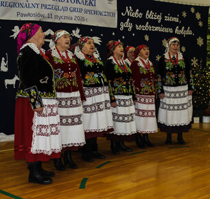XVI REGIONALNY PRZEGLĄD GRUP ŚPIEWACZYCH „KOLĘDY I PASTORAŁKI” W PAWŁOSIOWIE