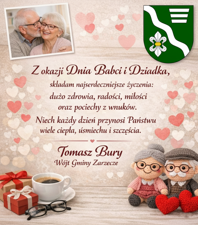 ŻYCZENIA Z OKAZJI DNIA BABCI I DZIADKA