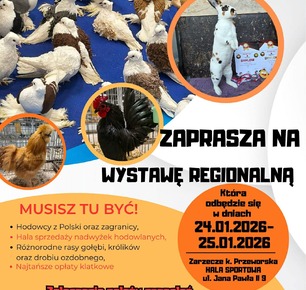 REGIONALNA WYSTAWA GOŁĘBI RASOWYCH I DROBNEGO INWENTARZA W ZARZECZU