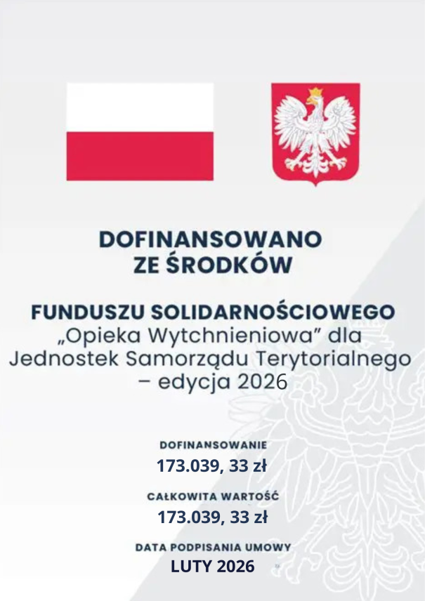 PROGRAM „OPIEKA WYTCHNIENIOWA" DLA JEDNOSTEK SAMORZĄDU TERYTORIALNEGO - EDYCJA 2026