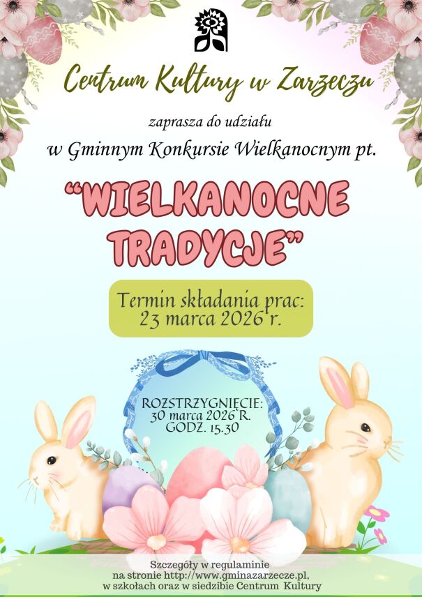 GMINNY KONKURS WIELKANOCNY PT. ,,WIELKANOCNE TRADYCJE"