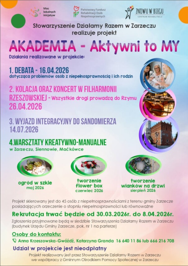 PROJEKT AKADAMIA - AKTYWNI TO MY!