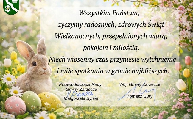 ŻYCZENIA WIELKANOCNE