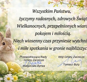 ŻYCZENIA WIELKANOCNE