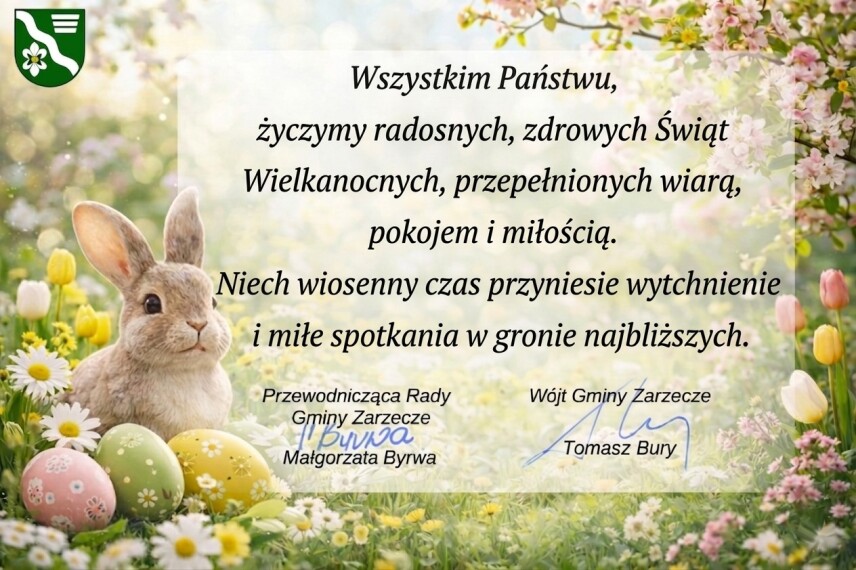 ŻYCZENIA WIELKANOCNE