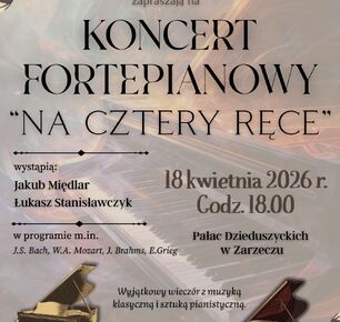 KONCERT FORTEPIANOWY „NA CZTERY RĘCE”