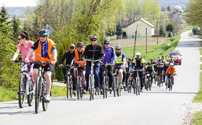 WIOSENNY RADJ ROWEROWY SZLAKIEM GMINY ZARZECZE