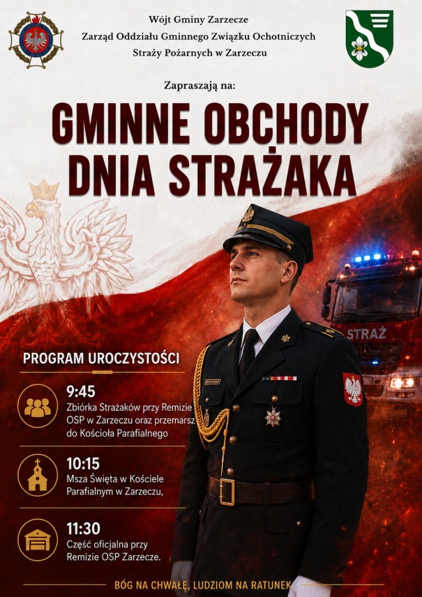 GMINNE OBCHODY DNIA STRAŻAKA W ZARZECZU