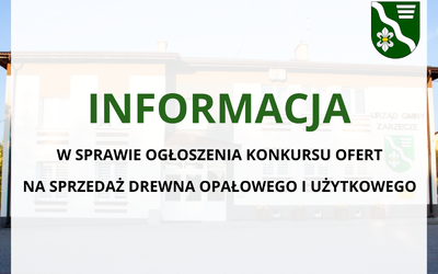 CENTRUM KULTURY W ZARZECZU  OGŁASZA KONKURS OFERT NA SPRZEDAŻ DREWNA OPAŁOWEGO I UŻYTKOWEGO