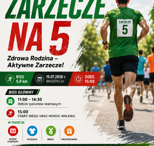 IX BIEG ULICZNY ZARZECZE NA 5 ,,ZDROWA RODZINA - AKTYWNE ZARZECZE"