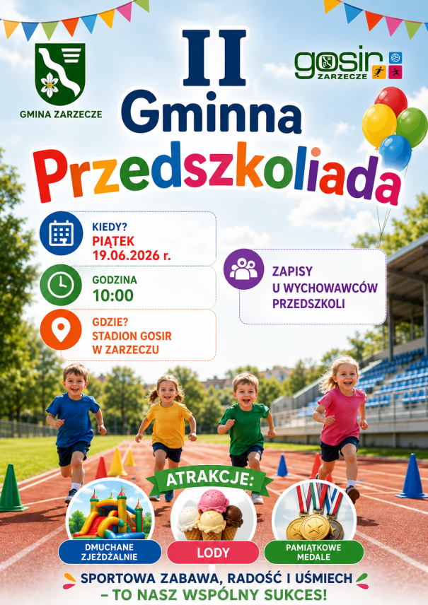 II GMINNA PRZEDSZKOLIADA W ZARZECZU