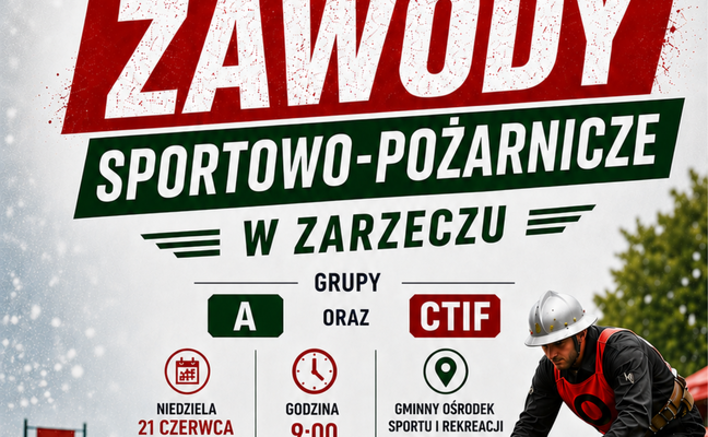 GMINNE ZAWODY SPORTOWO-POŻARNICZE W ZARZECZU