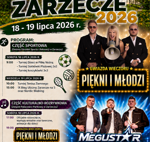 DNI GMINY ZARZECZE 2026 - ŚWIĘTUJ RAZEM Z NAMI!