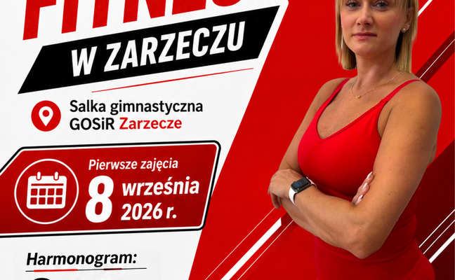 NOWE ZAJĘCIA FITNESS W ZARZECZU