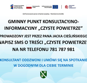 GMINNY PUNKT KONSULTACYJNO-INFORMACYJNY ,,CZYSTE POWIETRZE"
