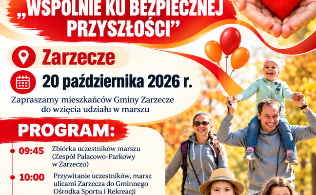 MARSZ PRZECIWKO PRZEMOCY ,,WSPÓLNIE KU BEZPIECZNEJ PRZYSZŁOŚCI"