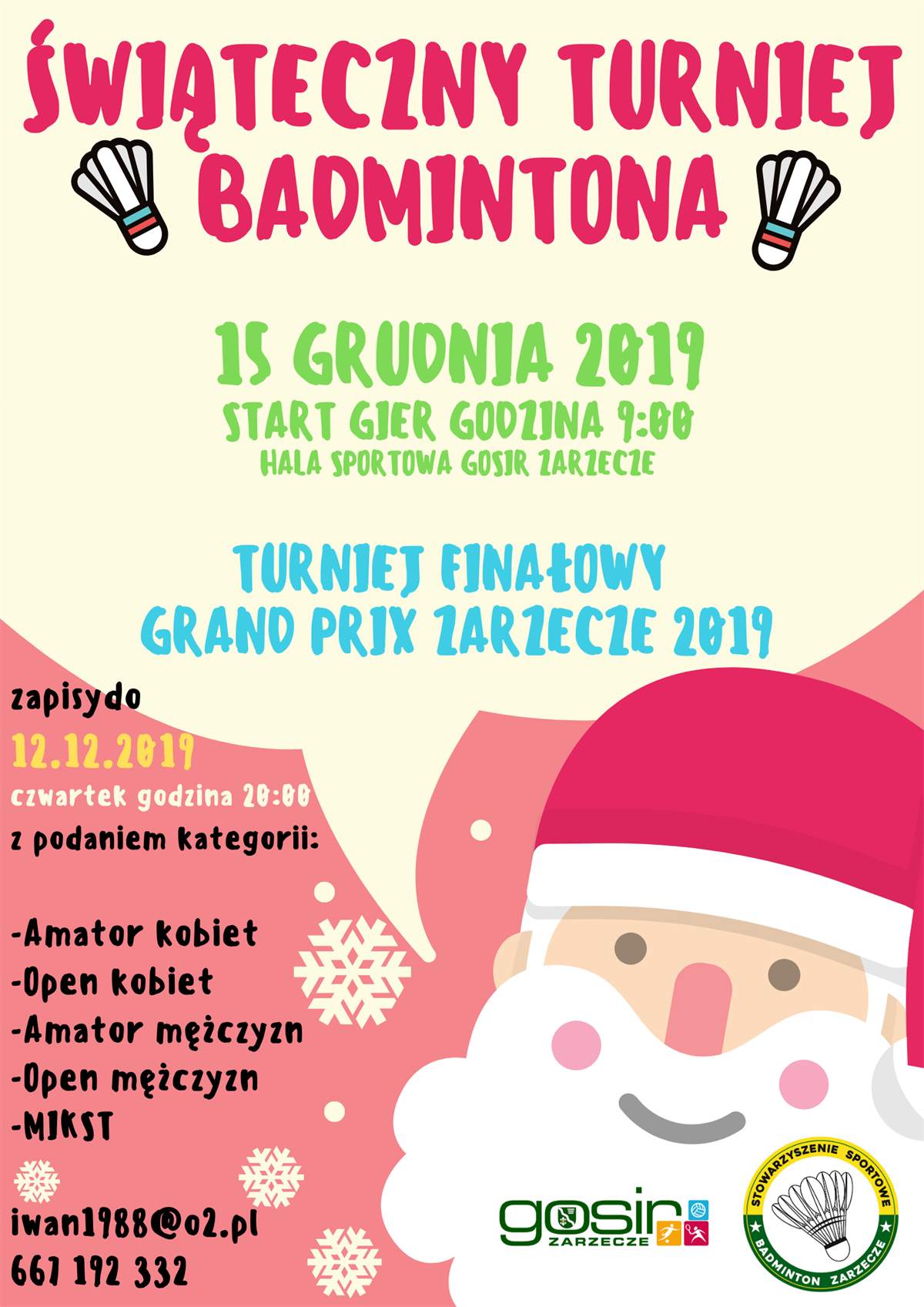 swiateczny-turniej-badmintona-z-cyklu-otwartych-turniejow-badmintona-grand-prix-zarzecze-2019